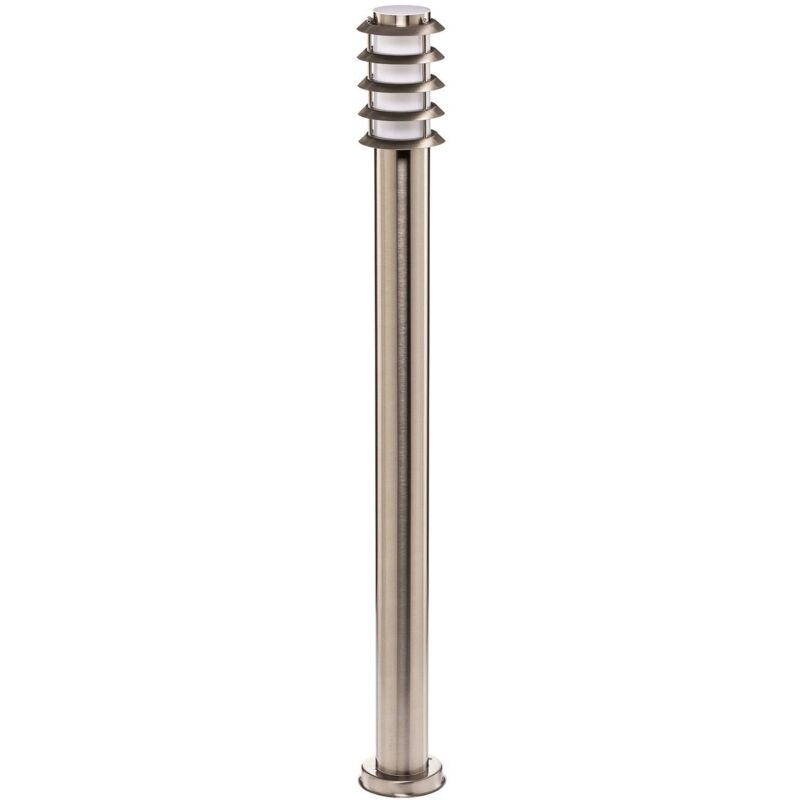 

Lámpara de pie de acero inox Selina con trama