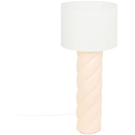 Lámpara de pie de cerámica Noly Beige H102cm - Atmosphera créateur d'intérieur