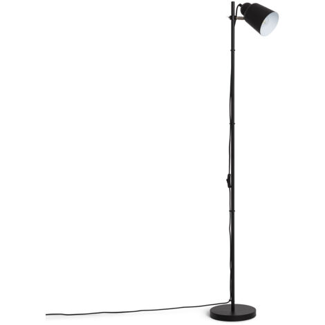 Lámpara de Pie de Metal Ulux Negro