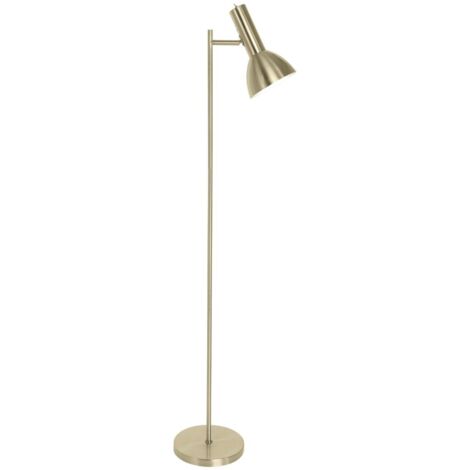 Lámpara de pie de salón modelo Yamal acabado cuero 150cm(alto) 25cm(ancho) 40cm(largo).