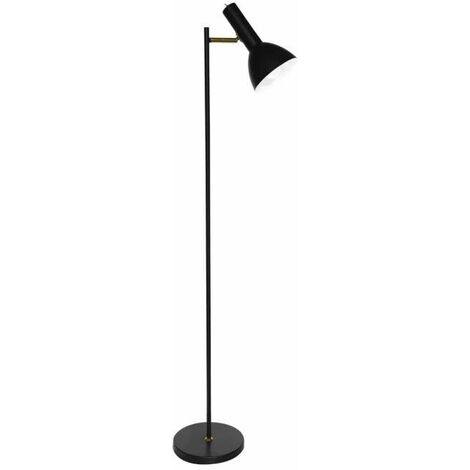 Lámpara de pie de salón Yamal acabado negro, 150cm(alto) 25cm(ancho) 40cm(largo)