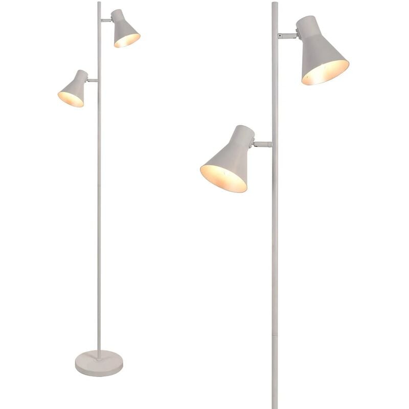 

Lúzete - Lámpara De Pie Decorativa 2 Luces Clarence Blanco