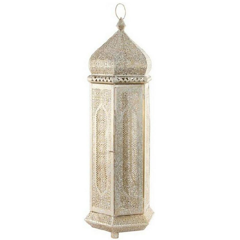 

Lámpara de Pie DKD Home Decor Blanco Metal (22 x 20 x 71 cm)