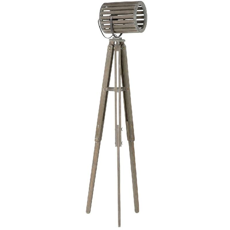 

Lámpara de Pie DKD Home Decor Madera (37 x 39 x 147 cm)