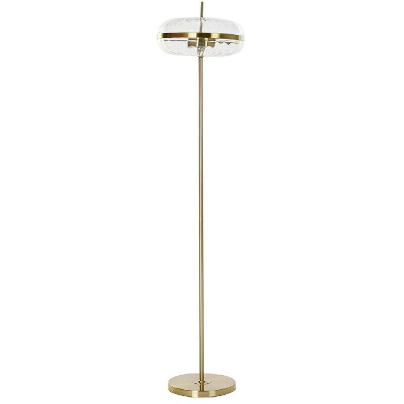 

Lámpara de Pie DKD Home Decor Metal Cristal (35 x 35 x 155 cm)
