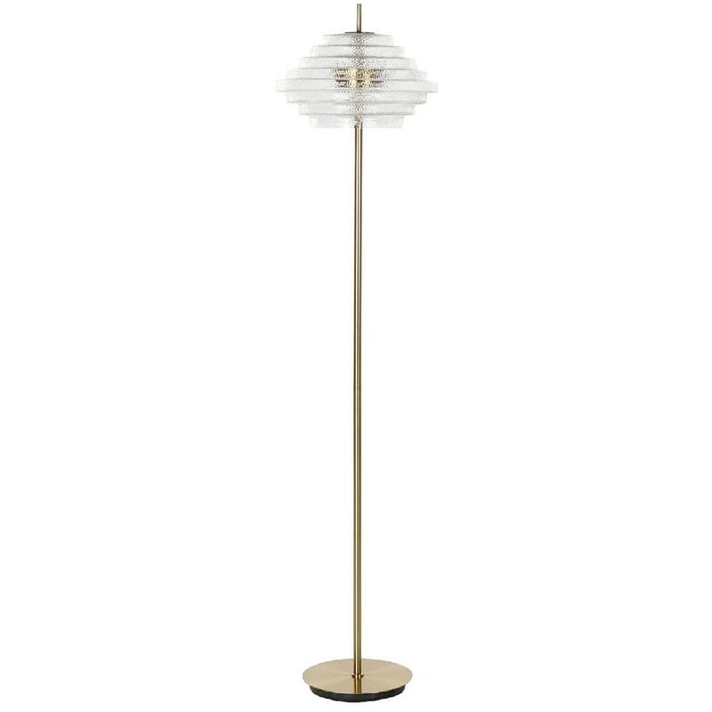 

BHD - Lámpara de Pie DKD Home Decor Metal Cristal (36 x 36 x 154 cm)