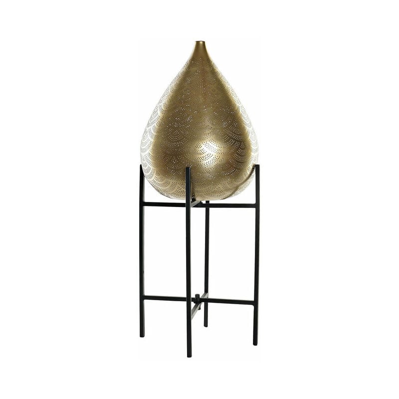 

Lámpara de Pie DKD Home Decor Negro Metal Dorado (35 x 35 x 85 cm)
