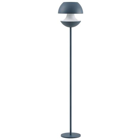 LAMPARA DE PIE E27 AZUL   BLANCO
