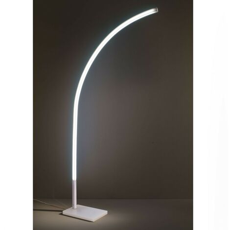 Lámpara de pie en Metacrilato Blanco Opal Cm. 70x24x192h