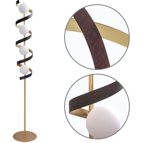 Lámpara de Pie INARA 4xG9 Al.26xD.144cm Oro