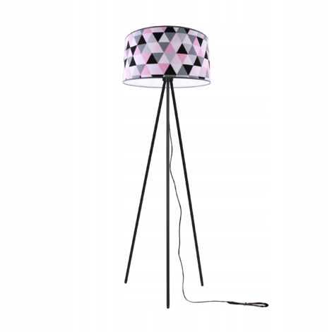 Lámpara de pie infantil con estampados y pantalla LED