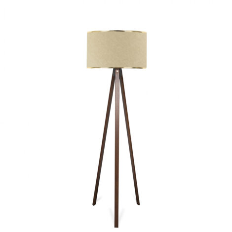 Lámpara de pie, lámpara de pie, iluminación de salón. Lamp Beige