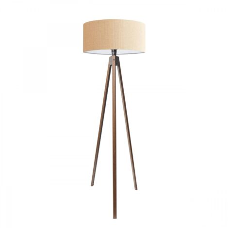 Lámpara de pie, lámpara de pie, iluminación de salón. Lamp Beige