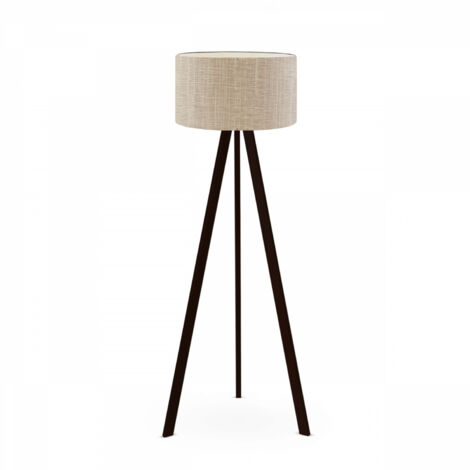 Lámpara de pie, lámpara de pie, iluminación de salón. Lamp Beige