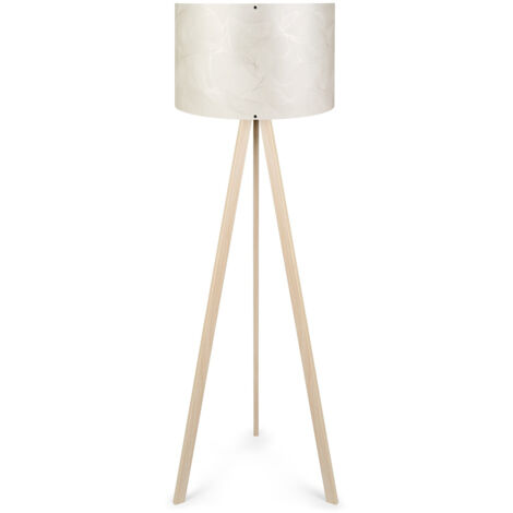 Lámpara de pie, lámpara de pie, iluminación de salón. Lamp Beige Antique