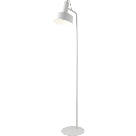 Lámpara de Pie LEANA 1xE27 L.25xAn.36xAl.136cm Blanco