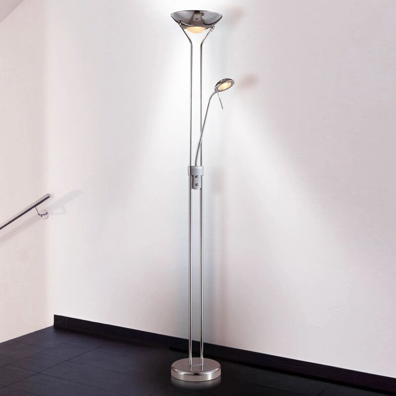 

Lúzete - Lámpara De Pie Led Aymerick 18W Cromo