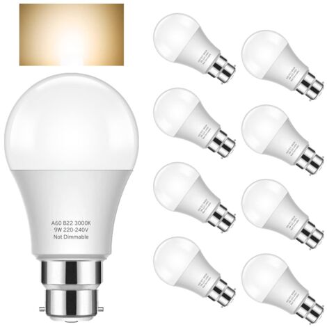 Lámpara de pie LED de ahorro de energía para el hogar, lámpara de mercado nocturno, bombilla de 9 W, E27, luz blanca cálida de 3500 K8