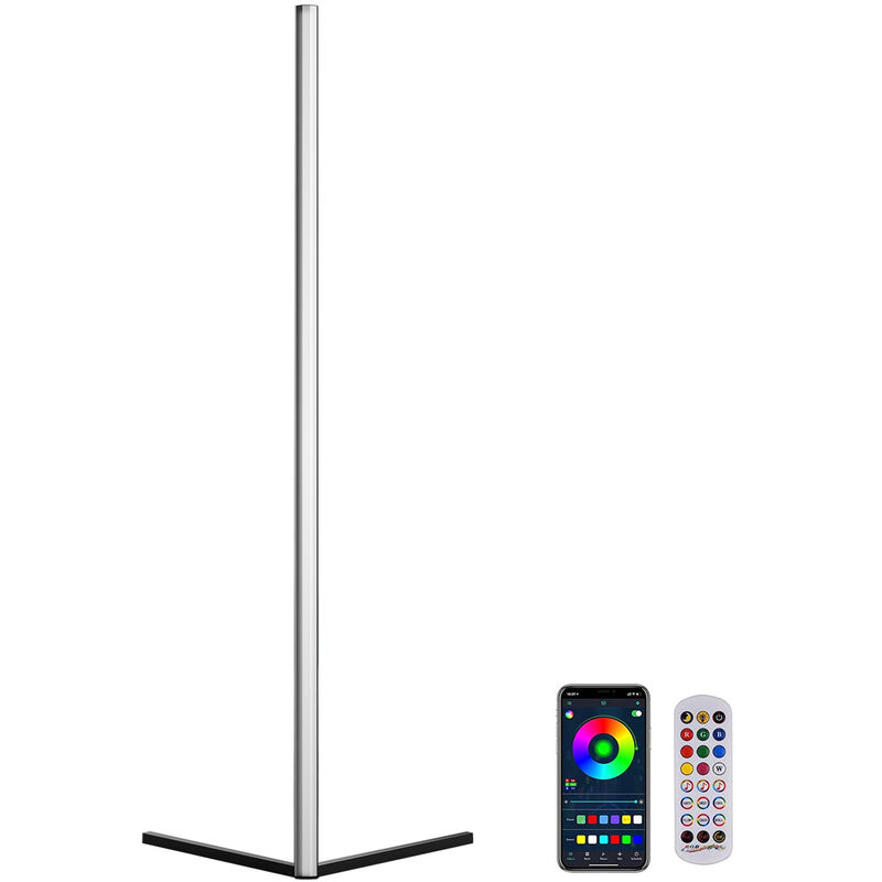 Ledbox - lumo lampadaire led, 21W, rgbx, app + rf control, rgb + Cool