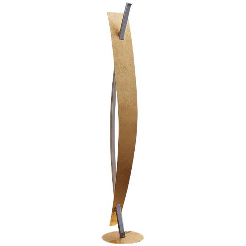 

Lámpara de pie LED Marija, elegante diseño dorado