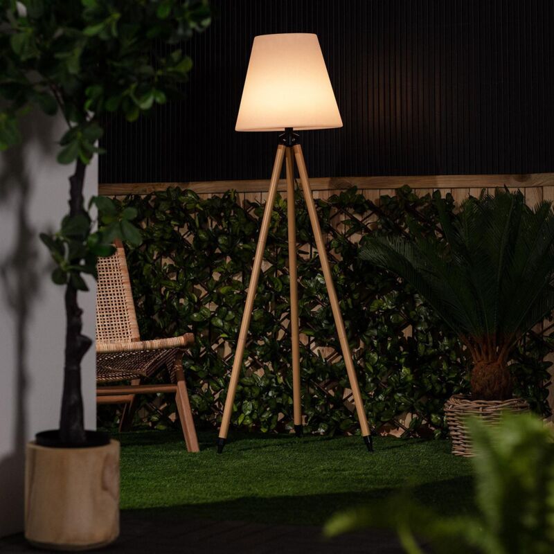 

Lámpara de Pie LED RGBW Solar Kefre Recargable Amarillo Arena - Amarillo Arena