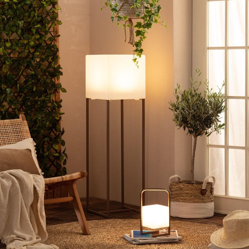 

Lámpara de Pie LED RGBW Solar Tiber Recargable Verde Caqui - Verde Caqui