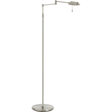Lámpara de pie LITE LED niquel mate