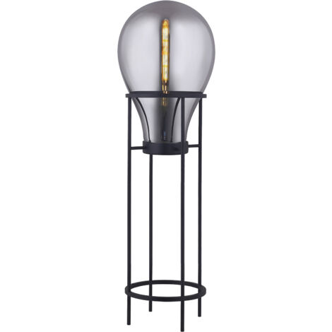 Lámpara de Pie Lumineca Hatann L 50x158 cm Smoky