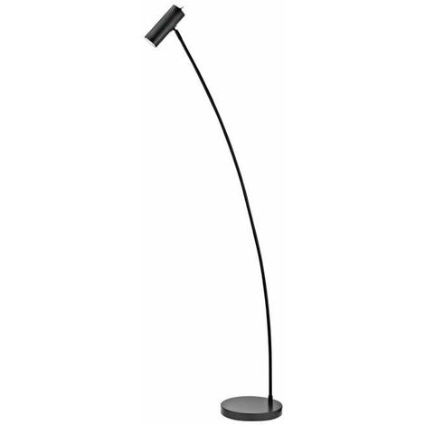 Lámpara de pie modelo Antia acabado negro, 149cm(alto) 23cm(ancho) 55cm(largo)
