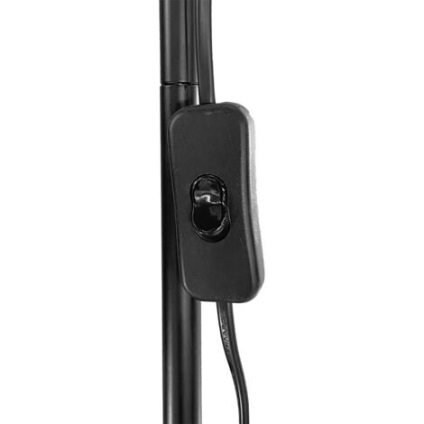 Lampara de pie modelo miami color negro e27 60w edm