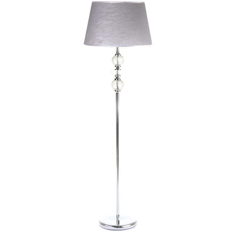 

Lámpara de pie moderna de metal blanca de 40x144 cm