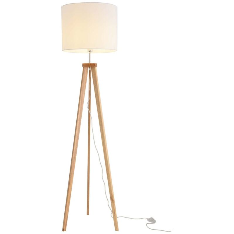 

Lámpara De Pie Munssa Blanco Ancho: X Largo: X Alto: 165 Cm | Pantalla: 32 Cm