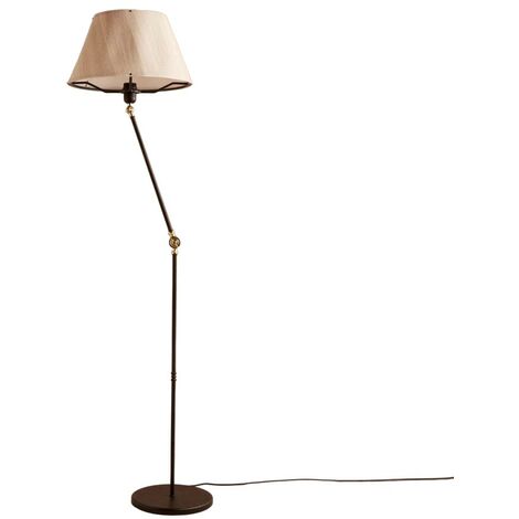 Lámpara de pie orientable Tesira Crema