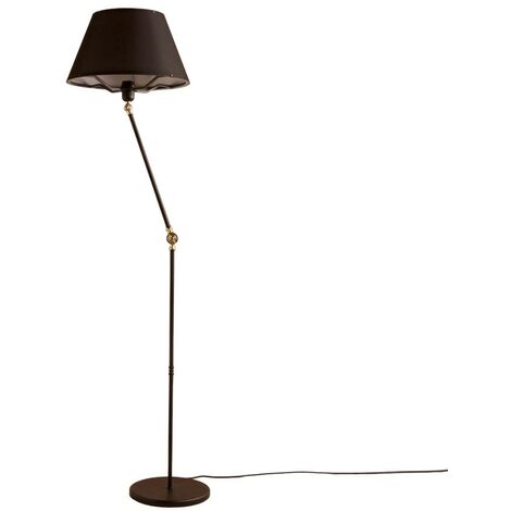 Lámpara de pie orientable Tesira Negro
