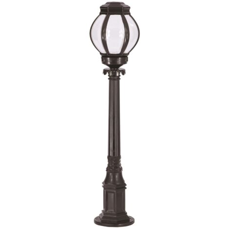 Lámpara de pie para exterior - Negro, 23x23x90