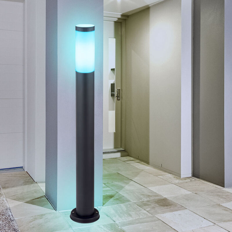 

Lámpara de pie para exteriores Lámpara de exterior para jardín con control remoto ANTRACITA REGULABLE en un juego que incluye bombillas LED RGB
