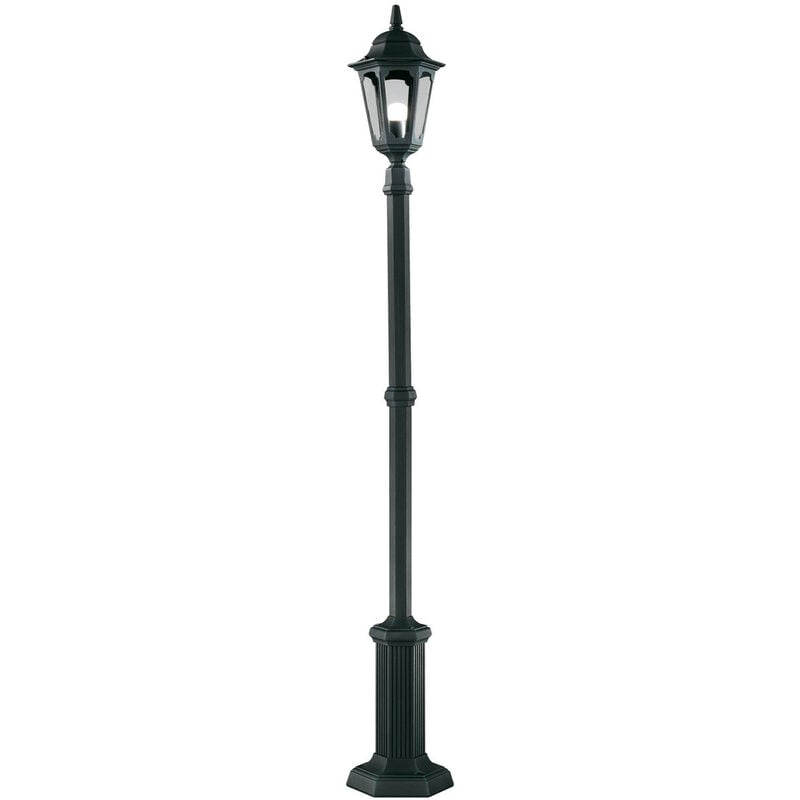 

Parish - 1 poste de luz para exterior negro IP44, E27 - Elstead