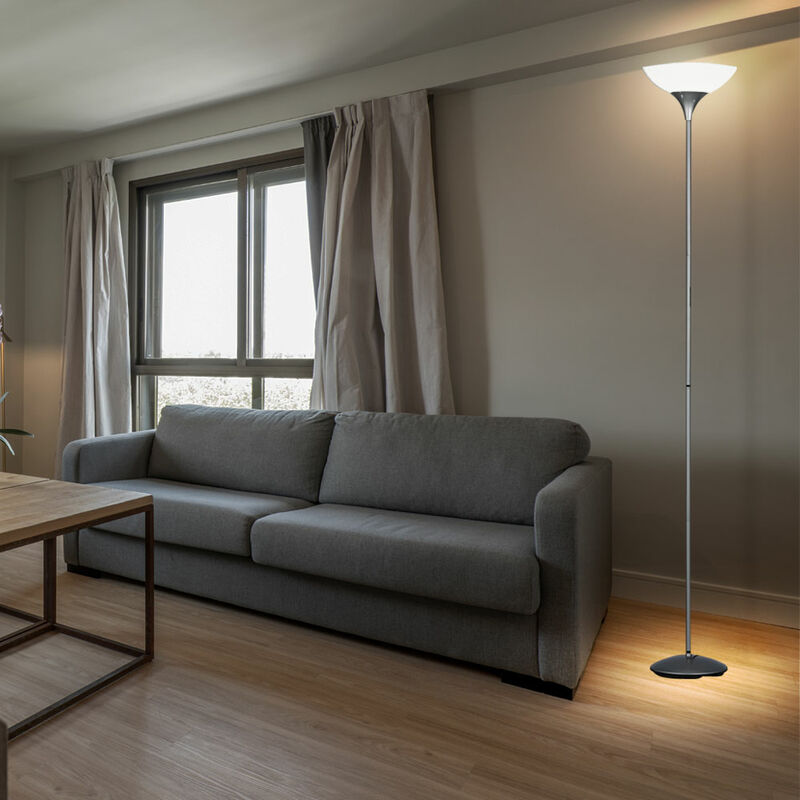 

Proyectores de techo LED, lámpara de pie, accesorio de iluminación, color titanio, sala de estar, dormitorio, luz de oficina