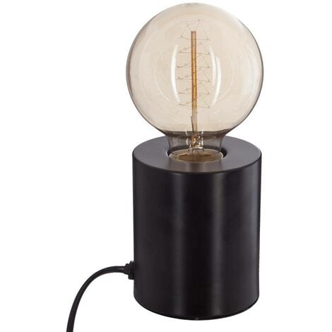 Lámpara de pie 'Saba' negra - metal A. 11 cm - Atmosphera créateur d'intérieur