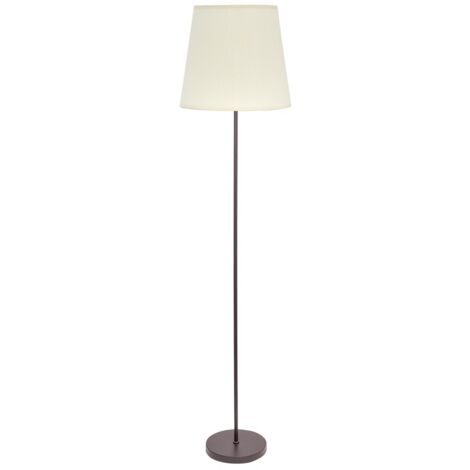 Lampara de Pie Salon Maldivas 1xe27 Marron/beis 40d de FABRILAMP.