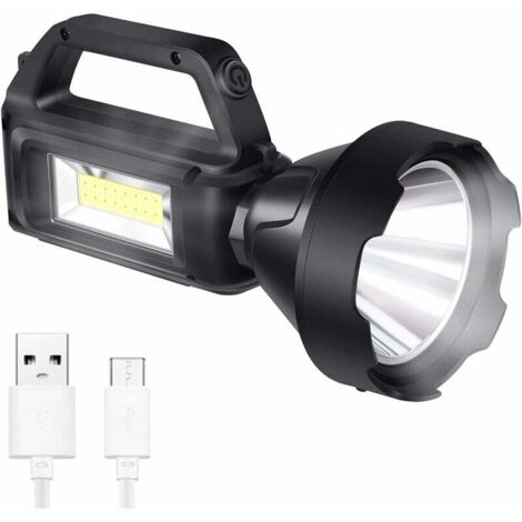 Lámpara de pie solar negra 889