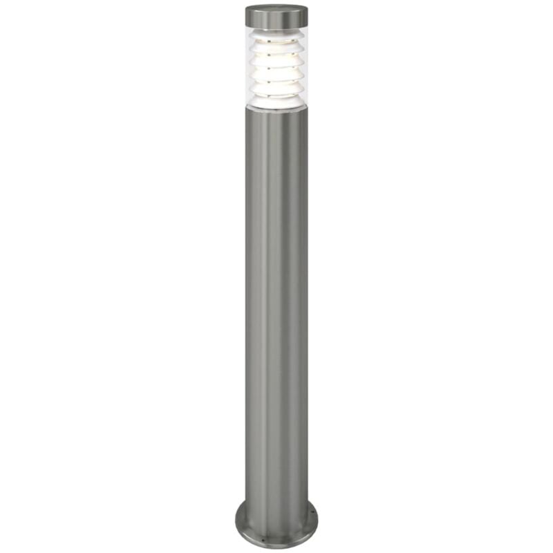 

Lámpara de poste de jardín acero inoxidable - Plateado - Vidaxl