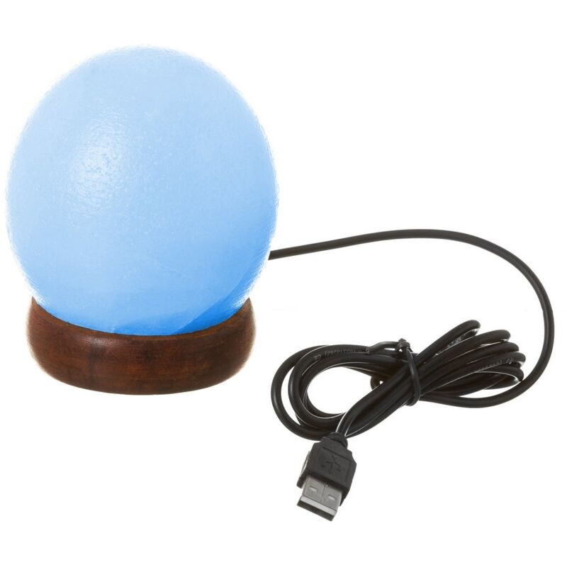 

Lámpara de sal esfera led multicolor con USB de 700 gr