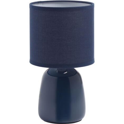 Lámpara de sobremesa BISBAL azul E14
