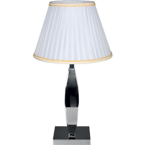 Lámpara de sobremesa CIARA 1xE27 33d Blanco/Cromo