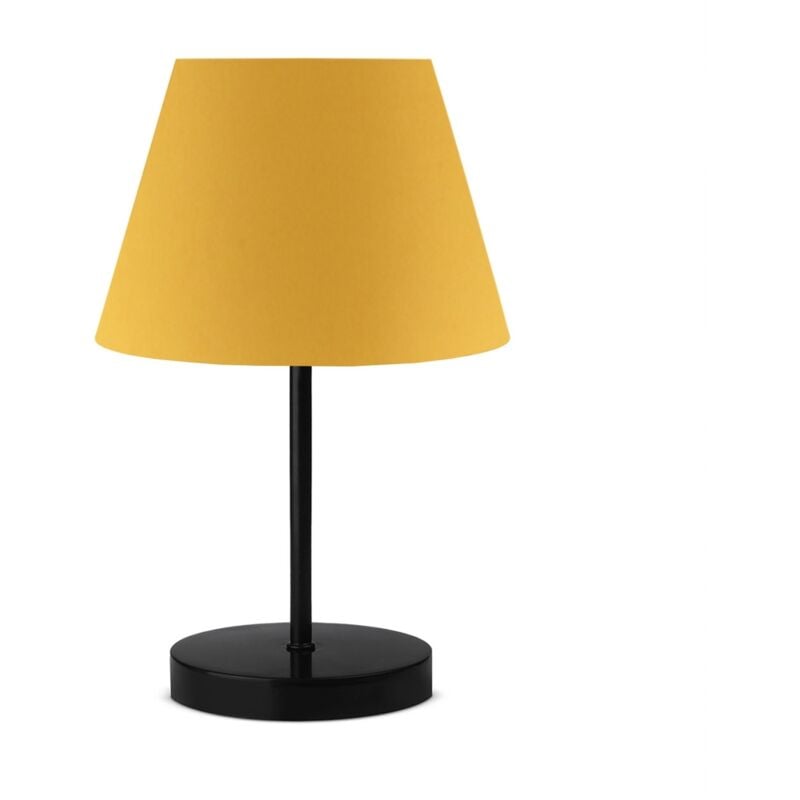 WellHome Lampe de table COMO 36 cm Mostaza