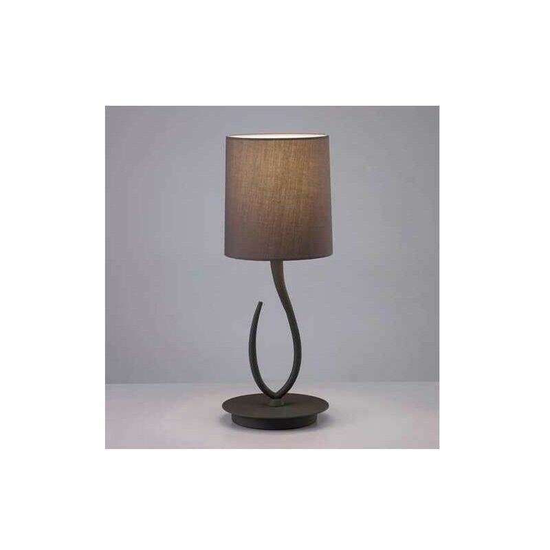 

Sobremesa dormitorio 1 Luz SERIE LUA gris ceniza