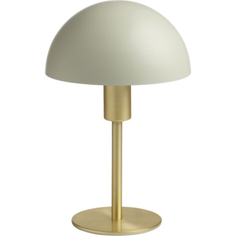 Lámpara de sobremesa POMA Latón+Crema E14