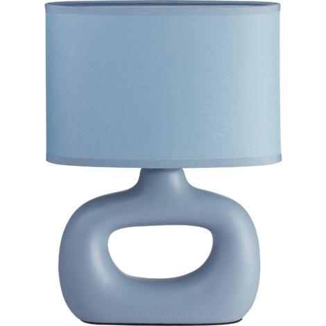 Lámpara de sobremesa PUBOL azul E27