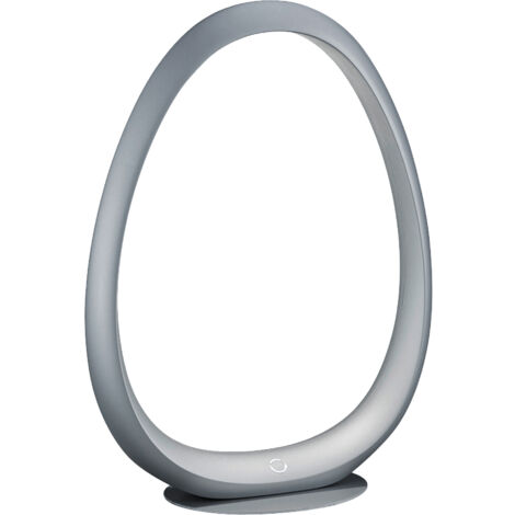 Lámpara de sobremesa RING LED 2.4W plata+TOUCH
